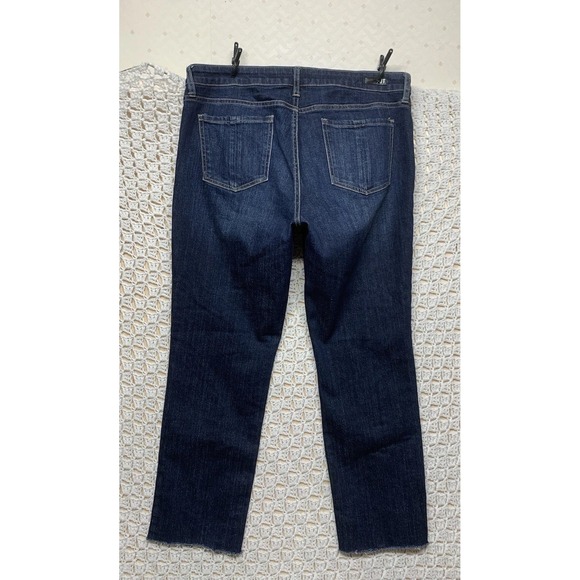 Kut from the Kloth Womens Jeans Size 12 Blue Denim Catherine Slim Boyfriend - Picture 4 of 10